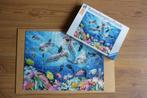 Ravensburger '' DOLFIJNEN IN HET KORAALRIF '' 500 st., Ophalen of Verzenden, 500 t/m 1500 stukjes, Gebruikt, Legpuzzel