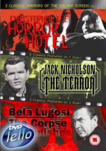 3 Classics: Horror Hotel, The Terror & The Corpse Vanishes beschikbaar voor biedingen