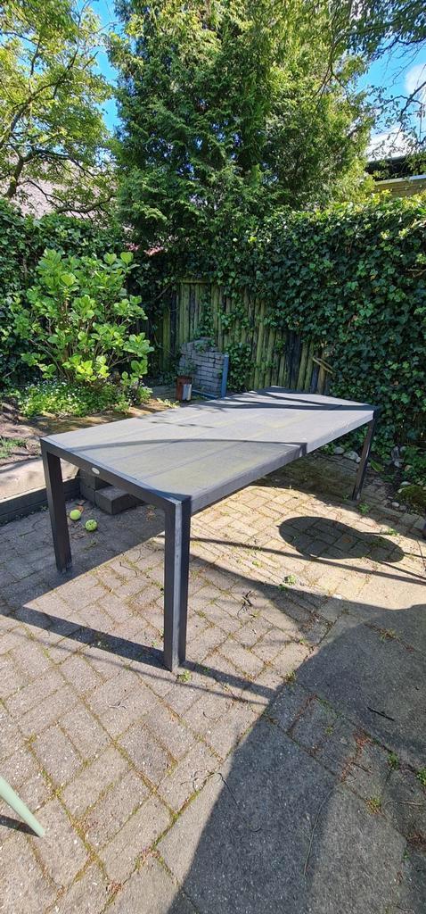 Tuintafel rechthoekig, Tuin en Terras, Tuintafels, Gebruikt, Rechthoekig, Aluminium, Ophalen