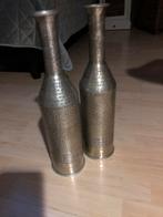 2 oosterse vazen en waxinelichtjes, Ophalen of Verzenden, Zo goed als nieuw, Glas, Minder dan 50 cm