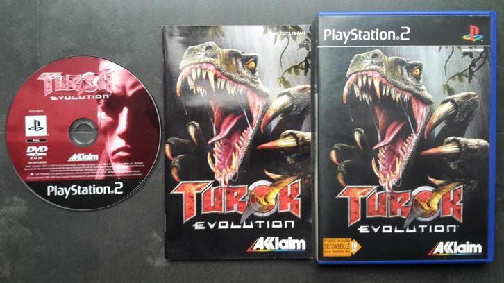 PS2 - Turok Evolution - PlayStation 2 FPS Shooter, Spelcomputers en Games, Games | Sony PlayStation 2, Zo goed als nieuw, Shooter