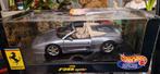 Hotwheels Ferrari F355 Spider Grijs, Ophalen of Verzenden, Zo goed als nieuw, Auto, Hot Wheels