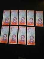 9 biljetten van 5 Bolivares Venezuela, Verzamelen, Ophalen of Verzenden