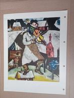 Marc Chagall offset prent 1957 De Violist, Antiek en Kunst, Verzenden