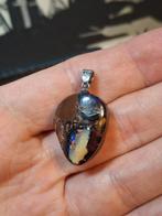 Australian Yowah boulder opal pendant with silver bail, Bruin, Nieuw, Ophalen of Verzenden, Met edelsteen