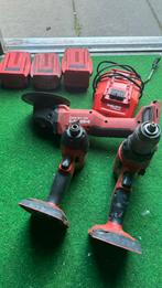 Hilti set accu schroefmachine slijptol, Ophalen of Verzenden, Boor- en Schroefmachine