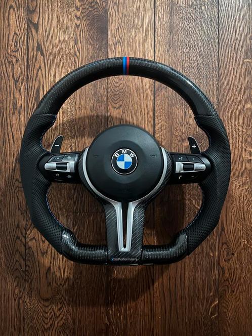 BMW stuur met Carbon en M performance uitvoering, Auto-onderdelen, Besturing, BMW, Nieuw, Ophalen of Verzenden