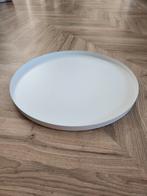 Mat wit serveer/decoratieve schaal, Ophalen of Verzenden, Nieuw, Rond