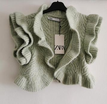 ZARA vest met volants mt. M beschikbaar voor biedingen