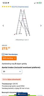 Ladder trap klusjes schilderwerken 2 x 10 altrex, Ophalen, Zo goed als nieuw, Verfspuit of Verfpomp