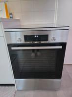 Electrische fornuis met inductiekookplaat! Van Bosch, Ophalen of Verzenden, Gebruikt, Minder dan 45 cm