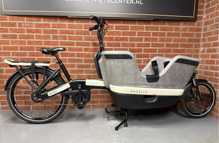 Gazelle Makki Load Connect Bakfiets Bosch middenmotor 500 wh, Fietsen en Brommers, Fietsen | Bakfietsen, Zo goed als nieuw, Gazelle