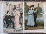 2 x kaart 1908 Rilland Bath Zeeland Helena Sentse 21 jaar, Verzamelen, Ansichtkaarten | Nederland, Zeeland, Ophalen, Voor 1920