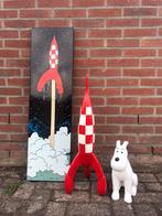 Kuifje Raket naar de maan beeld, Ophalen of Verzenden, Kuifje, Zo goed als nieuw, Beeldje of Figuurtje