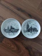 2xSouvenirs Koln/Duitsland-2xPorcelain bordjes=3euro, Antiek en Kunst, Ophalen of Verzenden