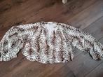 Loavies Maat S korte top  luipaard print blouse, Ophalen of Verzenden, Zo goed als nieuw, Maat 38/40 (M)