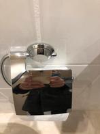 Toiletpapierhouder Chroom - ZGAN, Ophalen of Verzenden, Zo goed als nieuw, Grijs, Overige typen