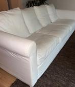 3-Zits bank stof, Ophalen, Hout, Gebruikt, Driepersoons