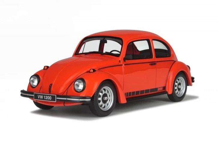 VW Beetle Jeans 2 Phoenix Red 1974 1:18 Otto Models OT637, Hobby en Vrije tijd, Modelauto's | 1:18, Nieuw, OttOMobile, Ophalen of Verzenden