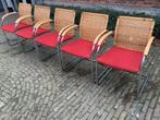 Thonet stoelen set van 5 model S78/S79, Gebruikt, Design, Ophalen of Verzenden, Riet of Rotan
