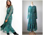 Lollys Laundry - prachtige maxi jurk groen blauw / maat XS S, Verzenden, Zo goed als nieuw, Maat 36 (S), Lollys laundry