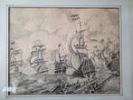 Johan Barthold Jongkind - Maritiem - Pen & inkt - Gesigneerd, Ophalen of Verzenden