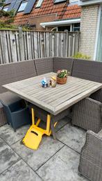 Tuintafel 150x90 hoog 73, Eettafel, Zo goed als nieuw, Ophalen