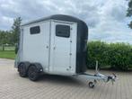 2  Prds Aluminium   Bockmann Portax met Zadelkamer., Ophalen, Zo goed als nieuw, Aluminium, 2-paards trailer