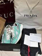 Prada American Cup Sneakers Mintgroen Met Bon!, Kleding | Heren, Schoenen, Ophalen of Verzenden, Zo goed als nieuw