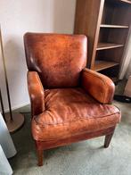 Vintage leren stoelen, Ophalen, Gebruikt, Chesterfield Vintage Leer Leather, Leer