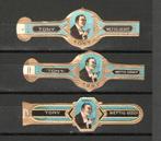 3x tony, Verzamelen, Rookartikelen, Aanstekers en Luciferdoosjes, Ophalen of Verzenden, Sigarenbandjes