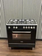 Luxe Bestron La Germania Fornuis 5 pirs zwart 80x50 cm, Witgoed en Apparatuur, Fornuizen, Fornello Esperta, Grill, Ophalen of Verzenden