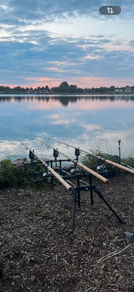Visspullen karper., Watersport en Boten, Hengelsport | Karpervissen, Gebruikt, Complete set, Ophalen of Verzenden