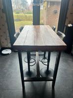 Hoge tafel incl. Stoelen, Huis en Inrichting, Ophalen, In hoogte verstelbaar, Gebruikt