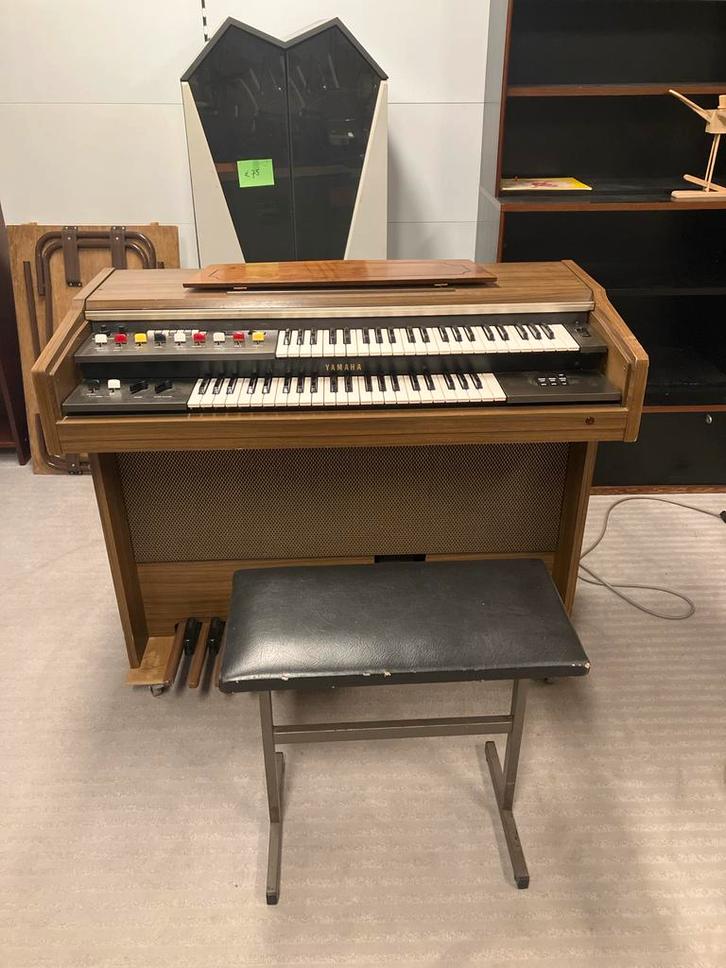 Yamaha Elektrisch Orgel + Kruk - Gratis Afhalen!, Muziek en Instrumenten, Orgels, Gebruikt, Orgel, 2 klavieren, Ophalen