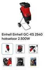 Einhell GC-KS 2540 CB hakselaar 2500W, Ophalen, Zo goed als nieuw