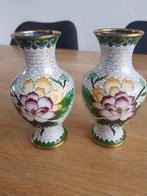 Cloisonne vazen SET 2x, Antiek en Kunst, Ophalen of Verzenden