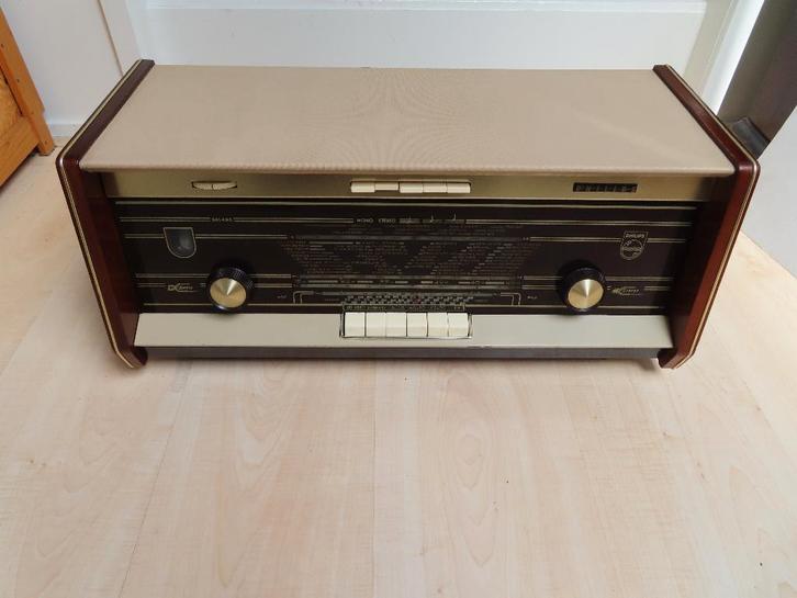 Philips B5X04A buizenradio nr. 2, Antiek en Kunst, Antiek | Tv's en Audio, Ophalen