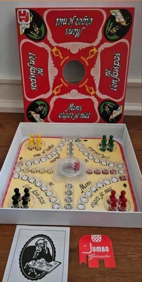 Mens erger je niet- Jumbo- z.g.a.n. -Klik /Klakook verzenden, Hobby en Vrije tijd, Gezelschapsspellen | Bordspellen, Ophalen