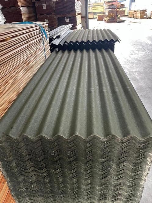 Golfplaat 95x200 onduline bitumen, Doe-het-zelf en Verbouw, Dakpannen en Dakbedekking, Nieuw, Golfplaat, Overige materialen, Zwart
