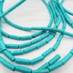 Streng Turquoise Howliet natuursteen kralen 13x4 mm, Ophalen, Nieuw, Kraal