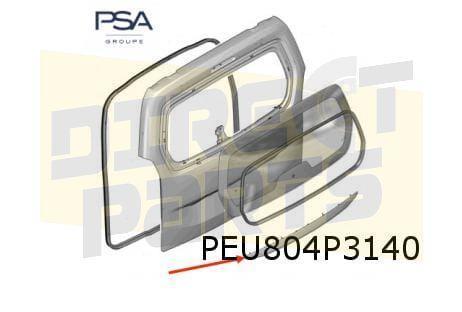 Peugeot Partner achterkleplijst (niet bij camera) (te spuite, Auto-onderdelen, Carrosserie en Plaatwerk, Achterklep, Citroën, Opel