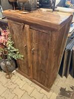 Meidenkastje wagonhout kastje oud hout stoer sober landelijk, Huis en Inrichting, Ophalen, ....., Nieuw, ...