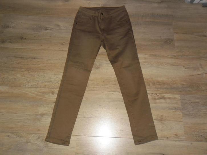 Parami Cognac High Waist Extra Skinny Leg Spijkerbroek Mt 38, Kleding | Dames, Broeken en Pantalons, Nieuw, Maat 38/40 (M), Bruin