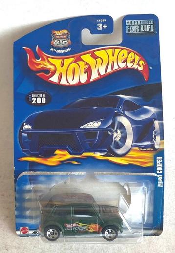 MINI COOPER Highway 35th anniversary Hot Wheels #200 Groen.  beschikbaar voor biedingen