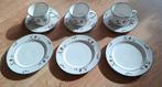 Koffieset van Copenhagen., Ophalen of Verzenden, Porselein, Overige stijlen, Kop(pen) en/of Schotel(s)