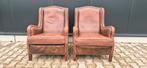2 leren fauteuils, Ophalen