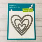 Lawn Fawn Stitched Heart Stackables, Ophalen of Verzenden, Zo goed als nieuw, Overige thema's, Pons of Mal