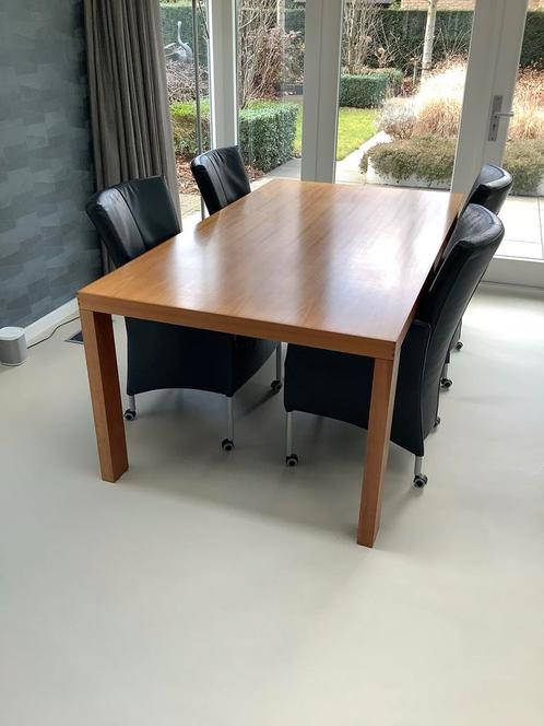 Arco Eettafel - kersenhout, Huis en Inrichting, Tafels | Eettafels, Gebruikt, 100 tot 150 cm, 150 tot 200 cm, Vier personen, Rechthoekig