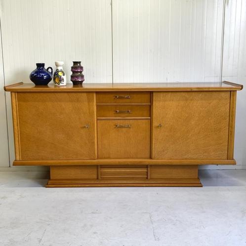 Vintage jaren 50/60 dressoir licht prachtig design ladekast, Huis en Inrichting, Kasten | Dressoirs, Gebruikt, 150 tot 200 cm